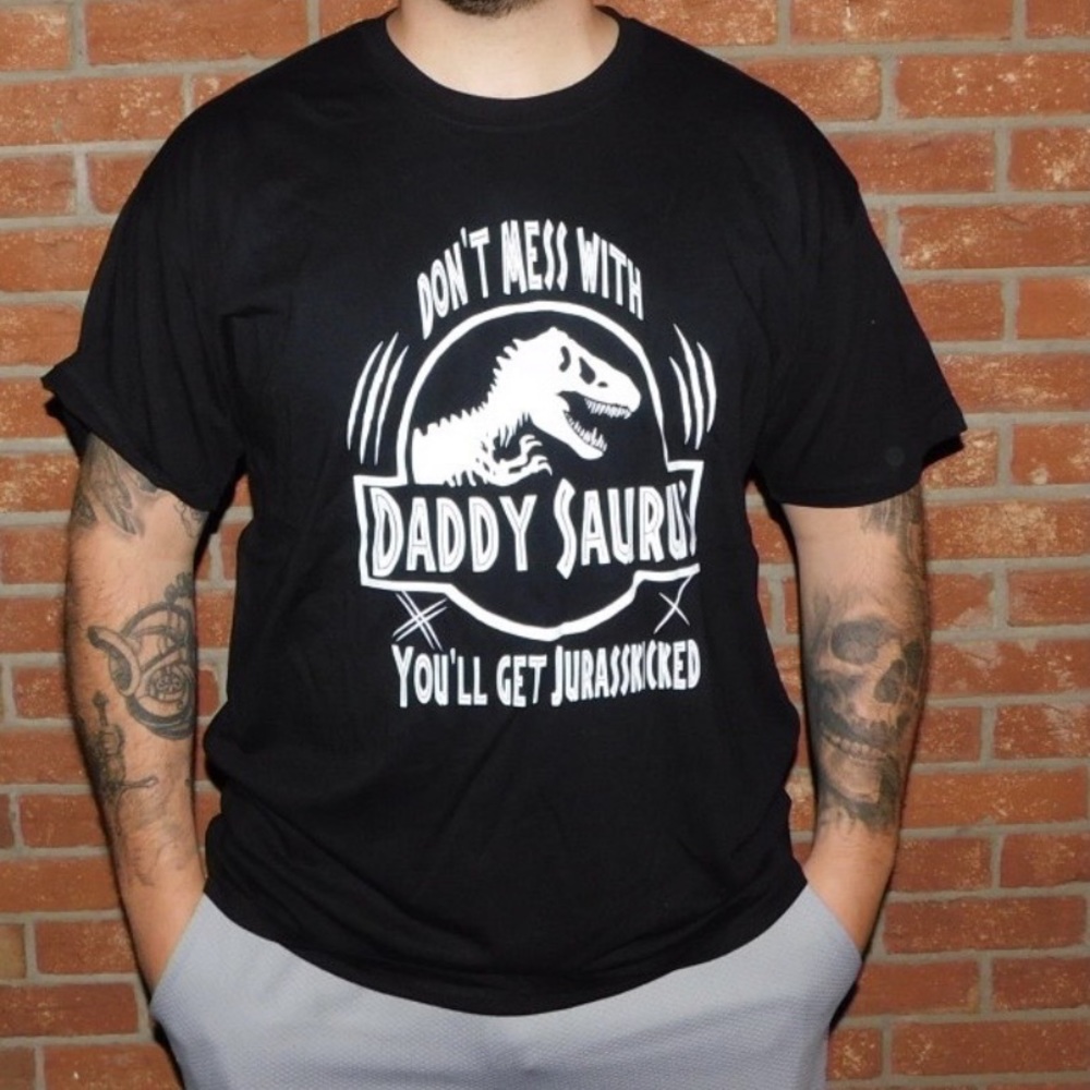 NWT! DaddySaurus shirts!